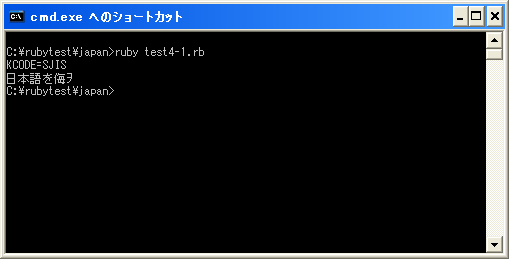 「$KCODE」に直接設定する場合の注意点